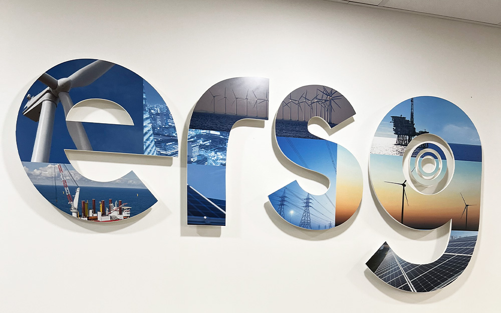 ersg logo in the bromley office